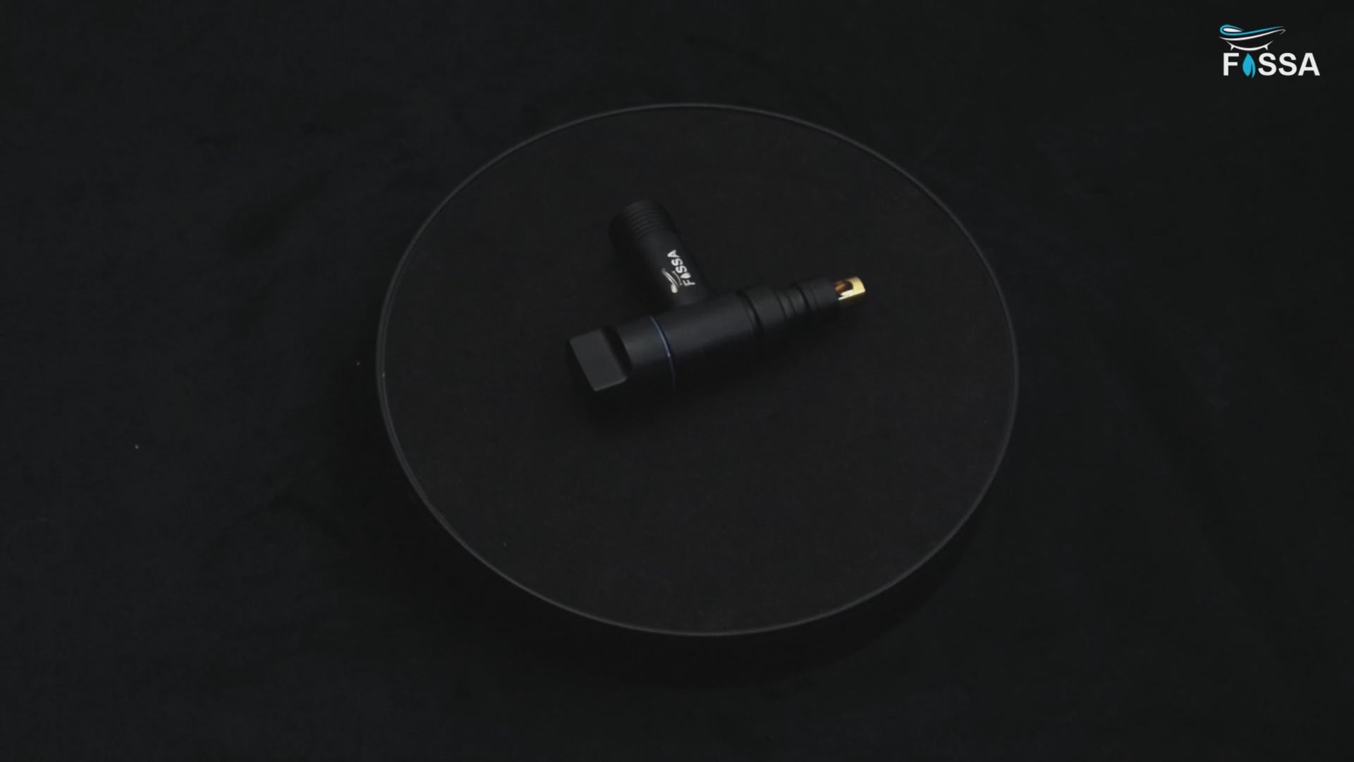 Smooth black surface can be cleaned easily with a soft cloth.