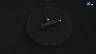 Smooth black surface can be cleaned easily with a soft cloth.