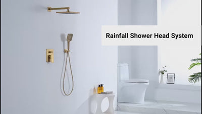 Rainfall shower head system