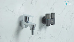 Designed with two water outlets for multiple water connections.