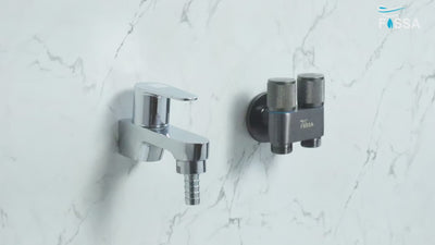 Designed with two water outlets for multiple water connections.