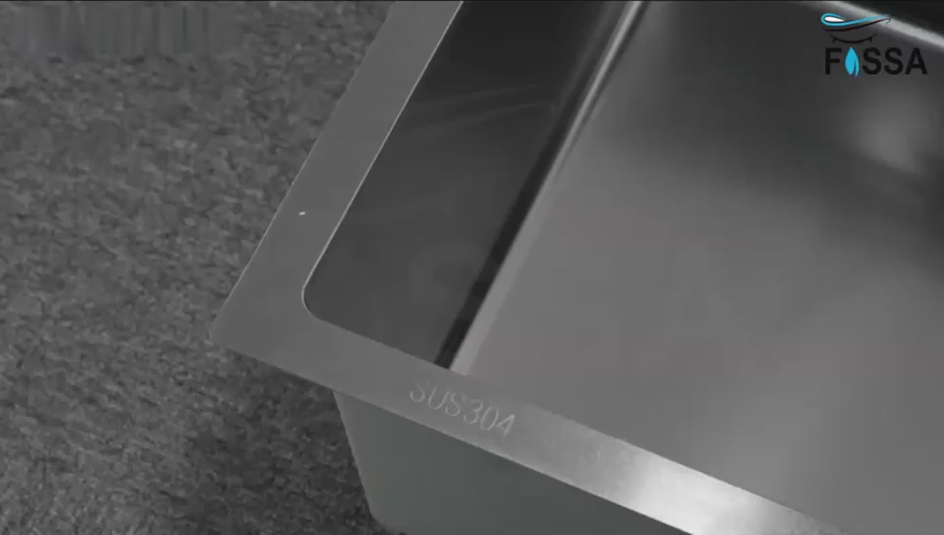 Premium black  Stainless Steel Smart Waterfall Kitchen Sink (47"x18"x10" )