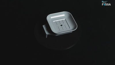 Modern square shape adds a contemporary touch to your bathroom.