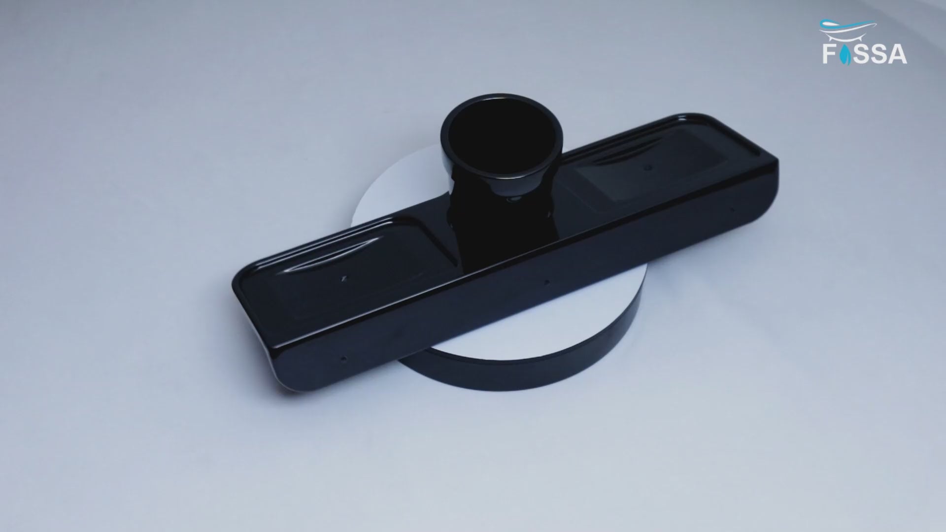 Modern Soap Dish with Built-in Brush Holder