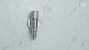 Clean silver finish gives a modern and stylish look to bathroom, kitchen, laundry, and utility areas.