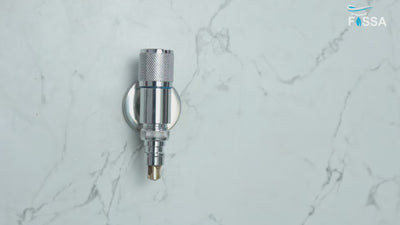 Clean silver finish gives a modern and stylish look to bathroom, kitchen, laundry, and utility areas.