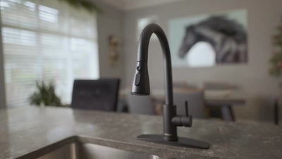 pull out faucet hot and cold pipe