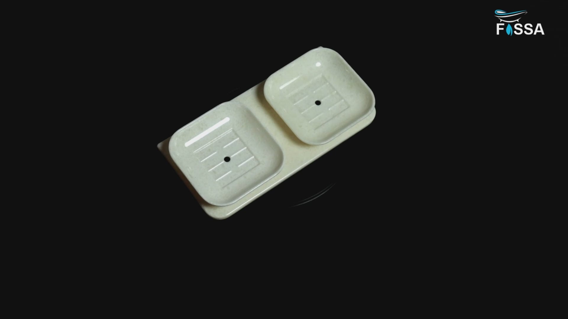 Clean and stylish ceramic finish gives a modern bathroom look.