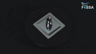 Clean square shape adds a stylish and premium look to the bathroom.