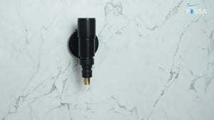 Stylish black finish gives a modern and clean look to your space.
