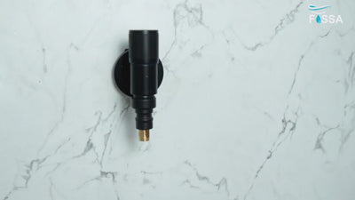 Stylish black finish gives a modern and clean look to your space.