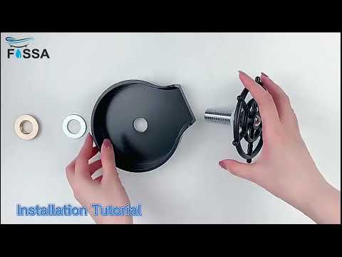 FOSSA Faucet | Glass Rinser for Kitchen Sink, Glass Cleaner for Home Bar| Glass Sink Sprayer | Polished Chrome