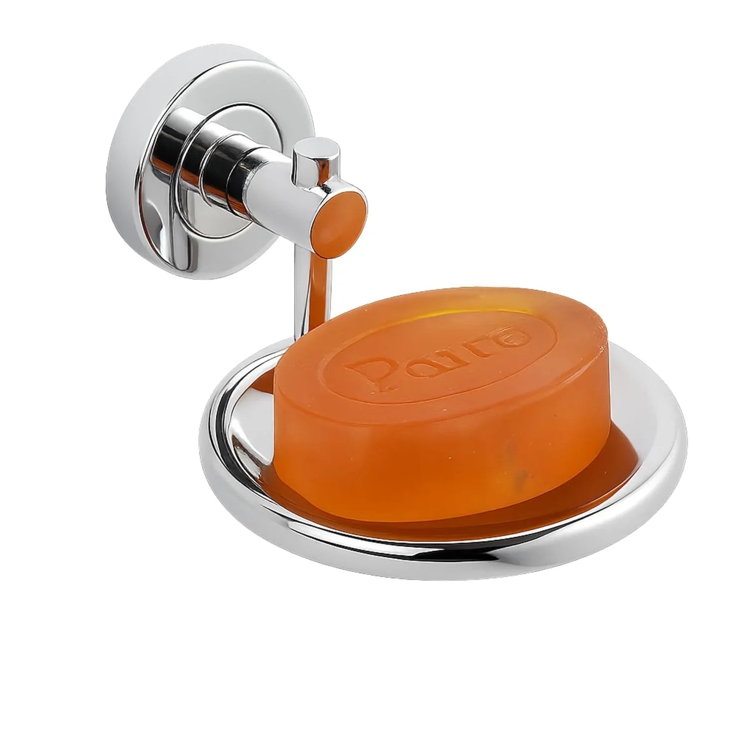 Fossa Rainbow Stainless Steel Round Soap Holder for Bathroom, Soap Stand, Bathroom (Silver) - Fossa Home