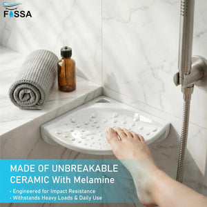 Ceramic White Foot Rest – Safe & Comfortable